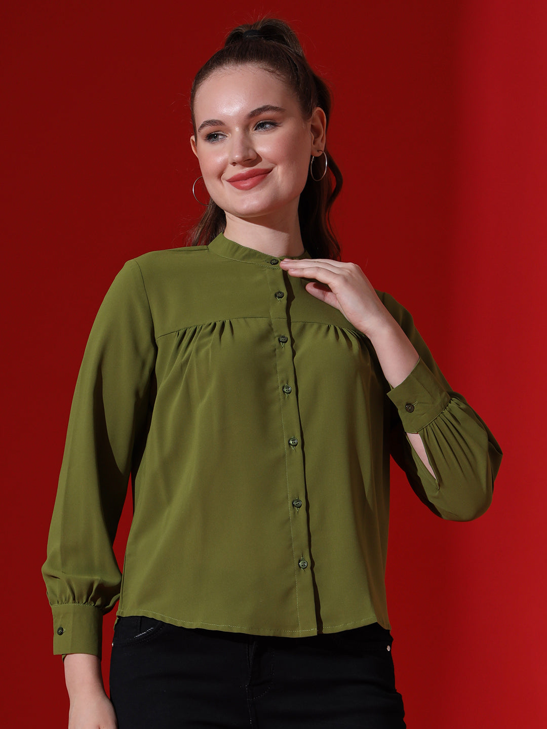 Mandarin Collar Casual Wear Shirts – Fithub Fashion