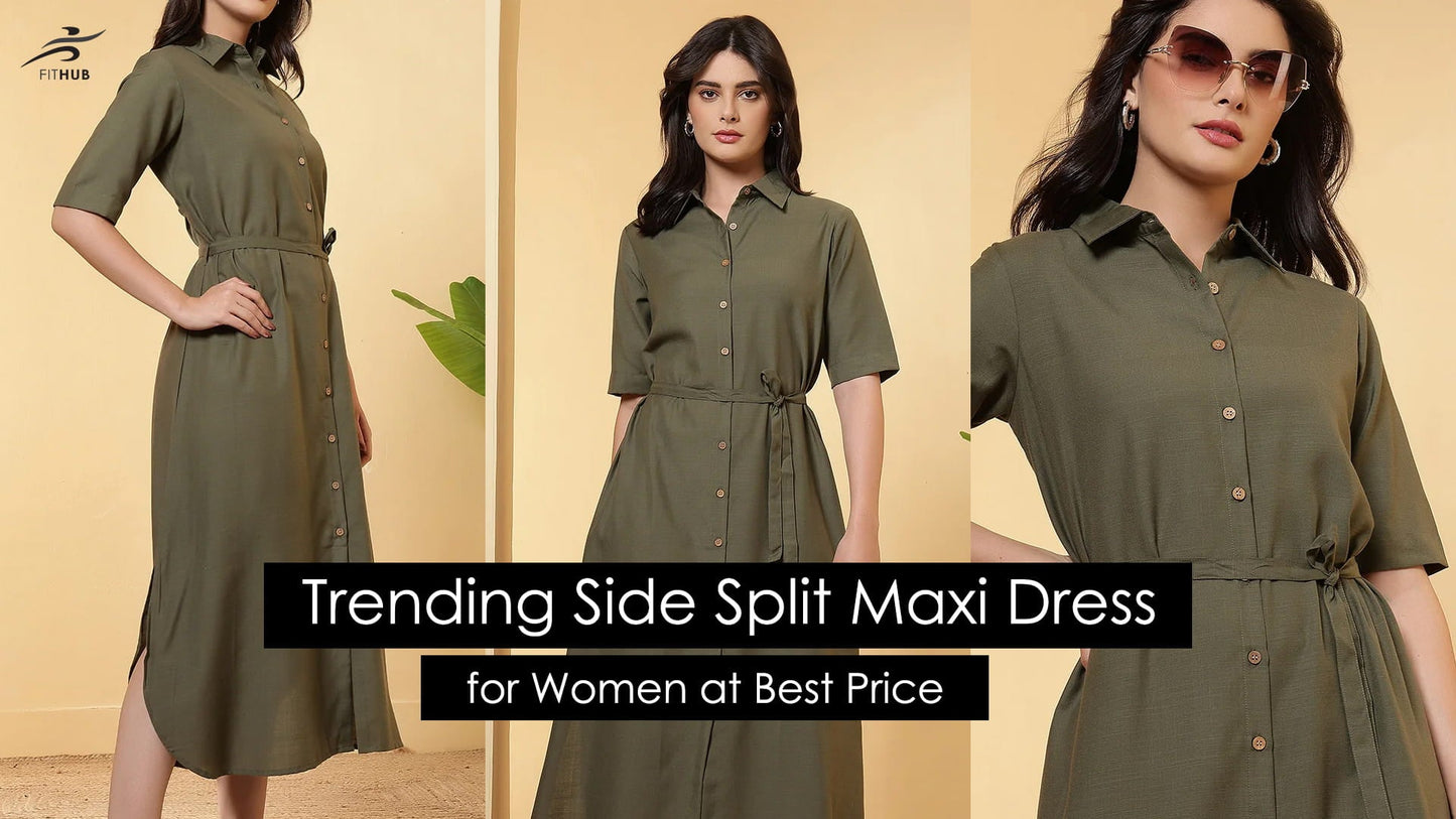 Trending Side Split Maxi Dress for Women at Best Price