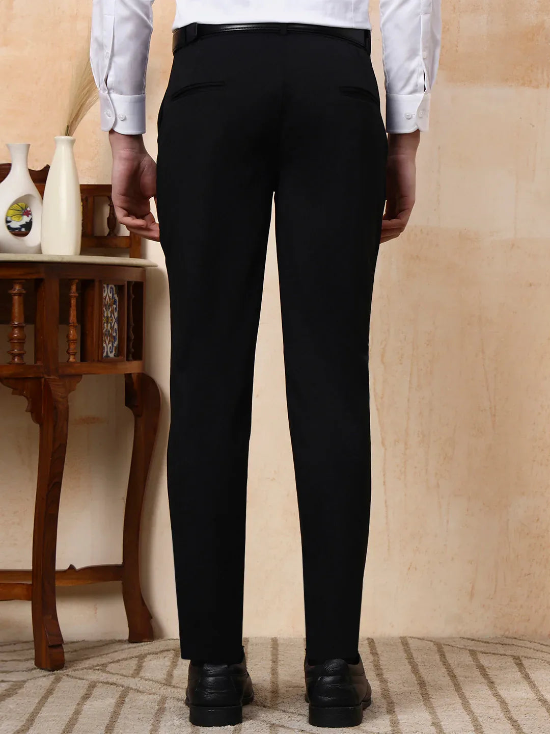 Men Regular Fit Formal Trousers - Fithub Fashion