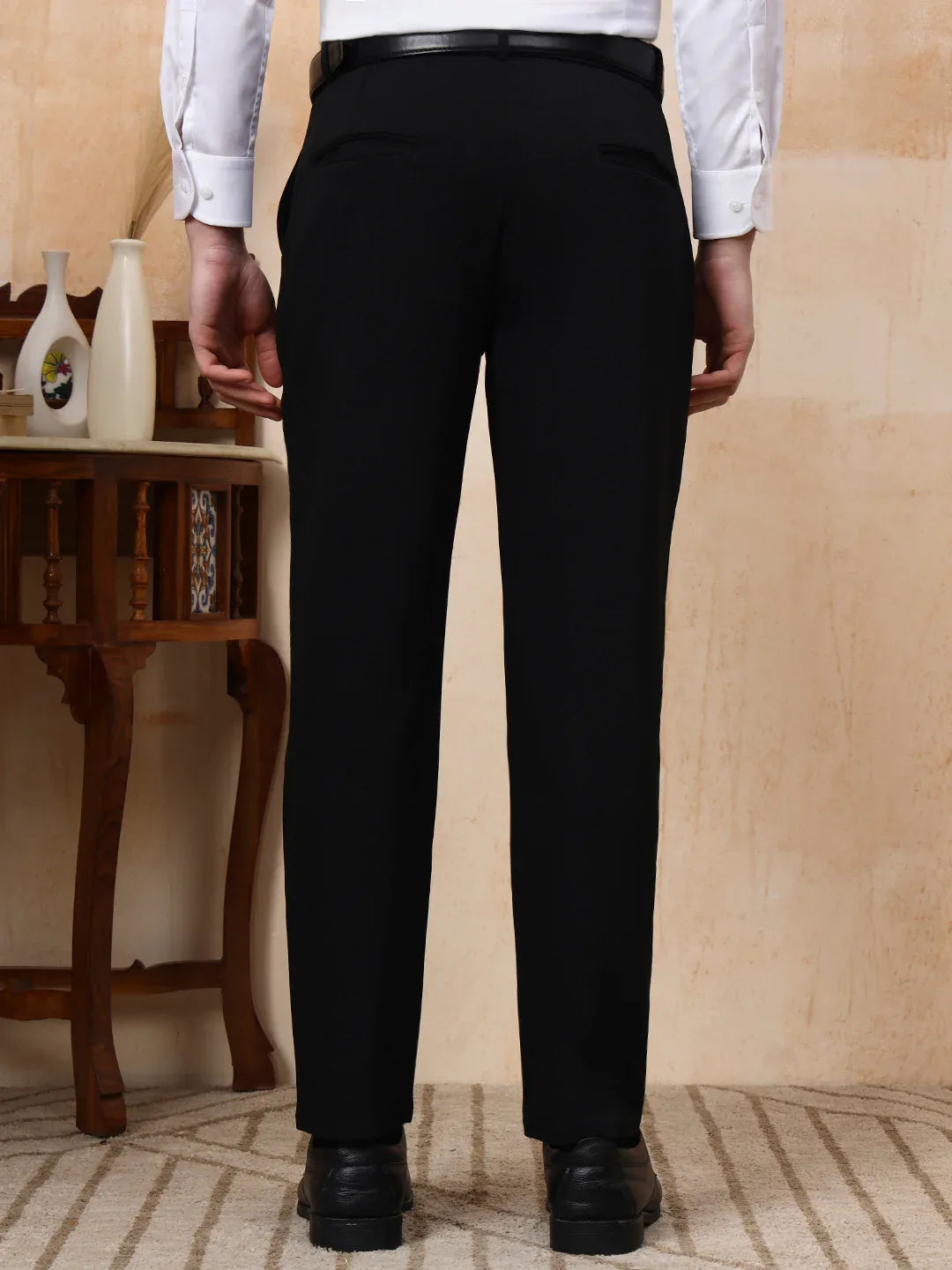 Men Regular Fit Formal Trousers - Fithub Fashion
