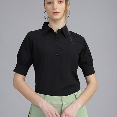 Shirt Style Elegant Formal Top